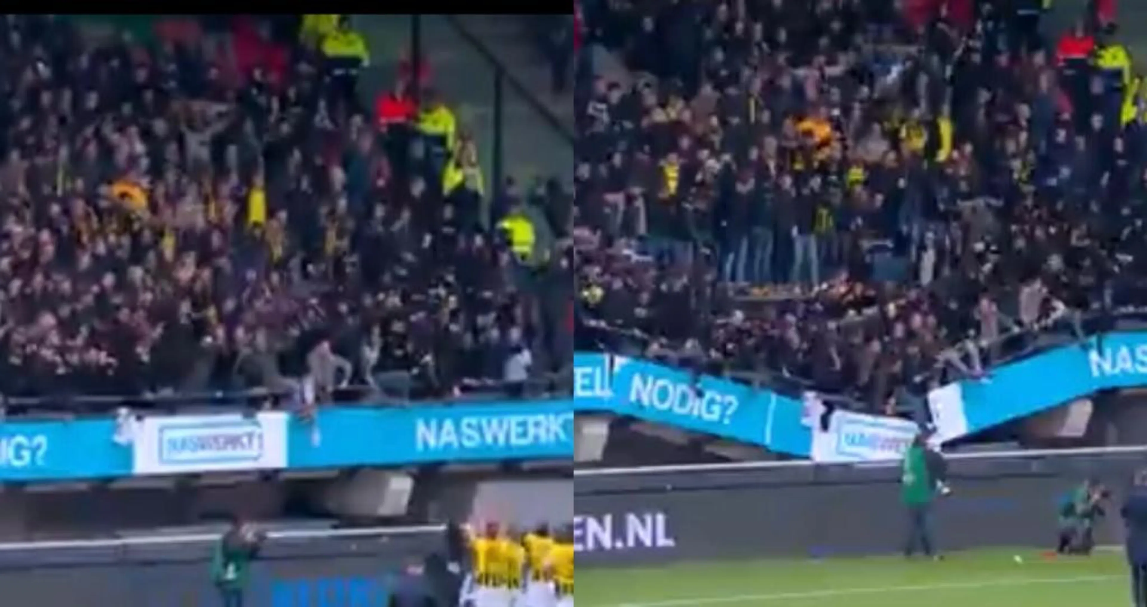 Copertina di Olanda, tribuna crolla mentre tifosi festeggiano: tragedia sfiorata (VIDEO)