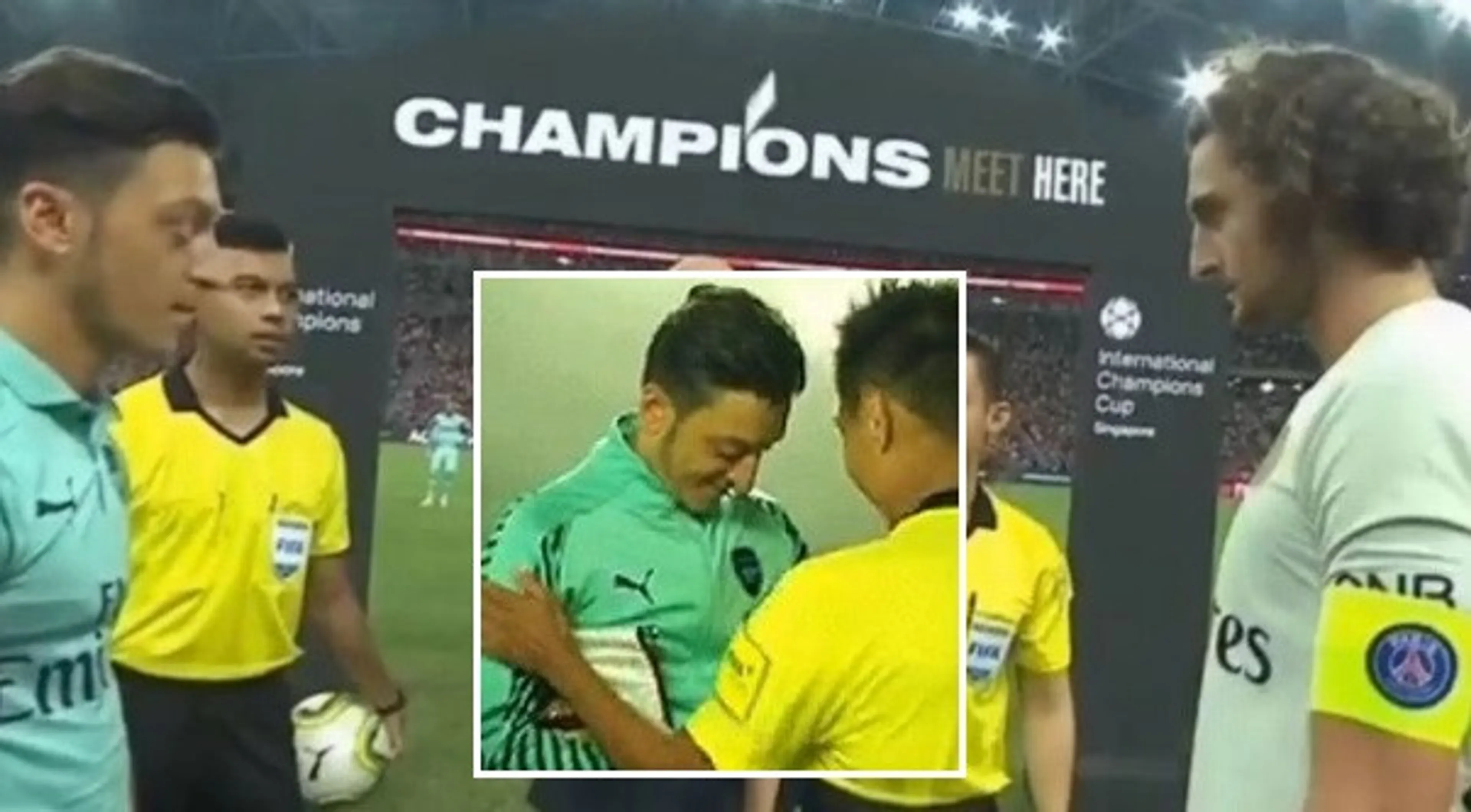 Copertina di Follie ICC. Ozil di sasso alla richiesta dell’arbitro, e il sorteggio…(VIDEO)