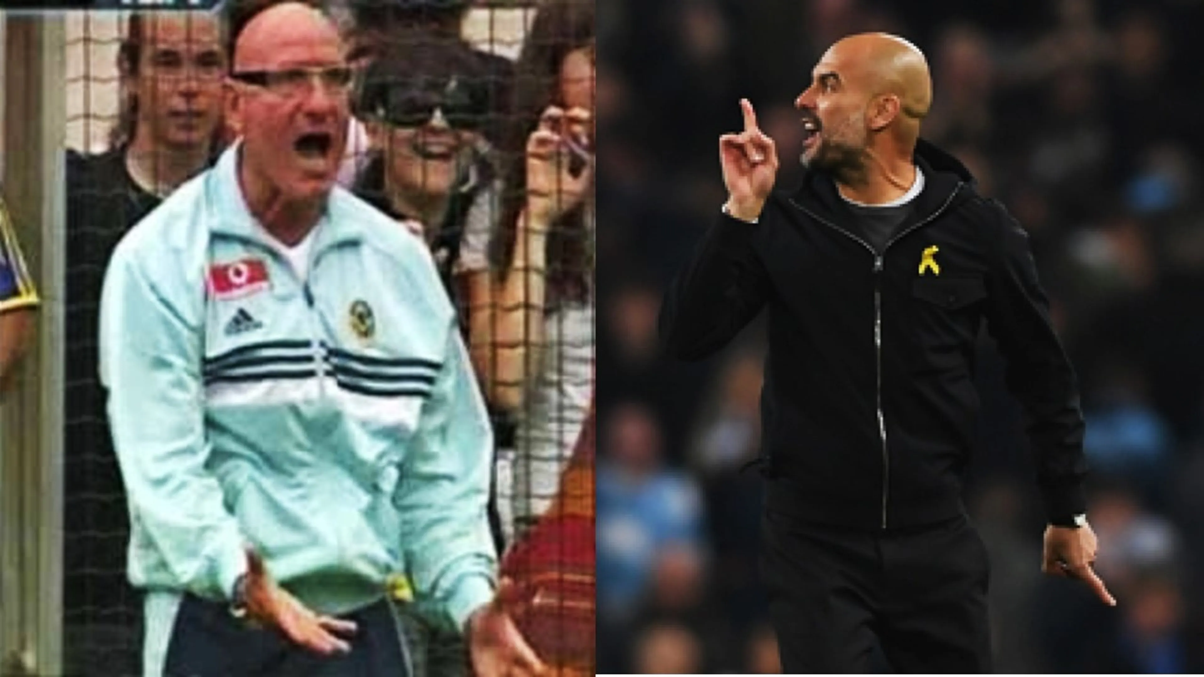 Copertina di Pep Guardiola come Ciccio Graziani: redarguisce Kompany e lui segna