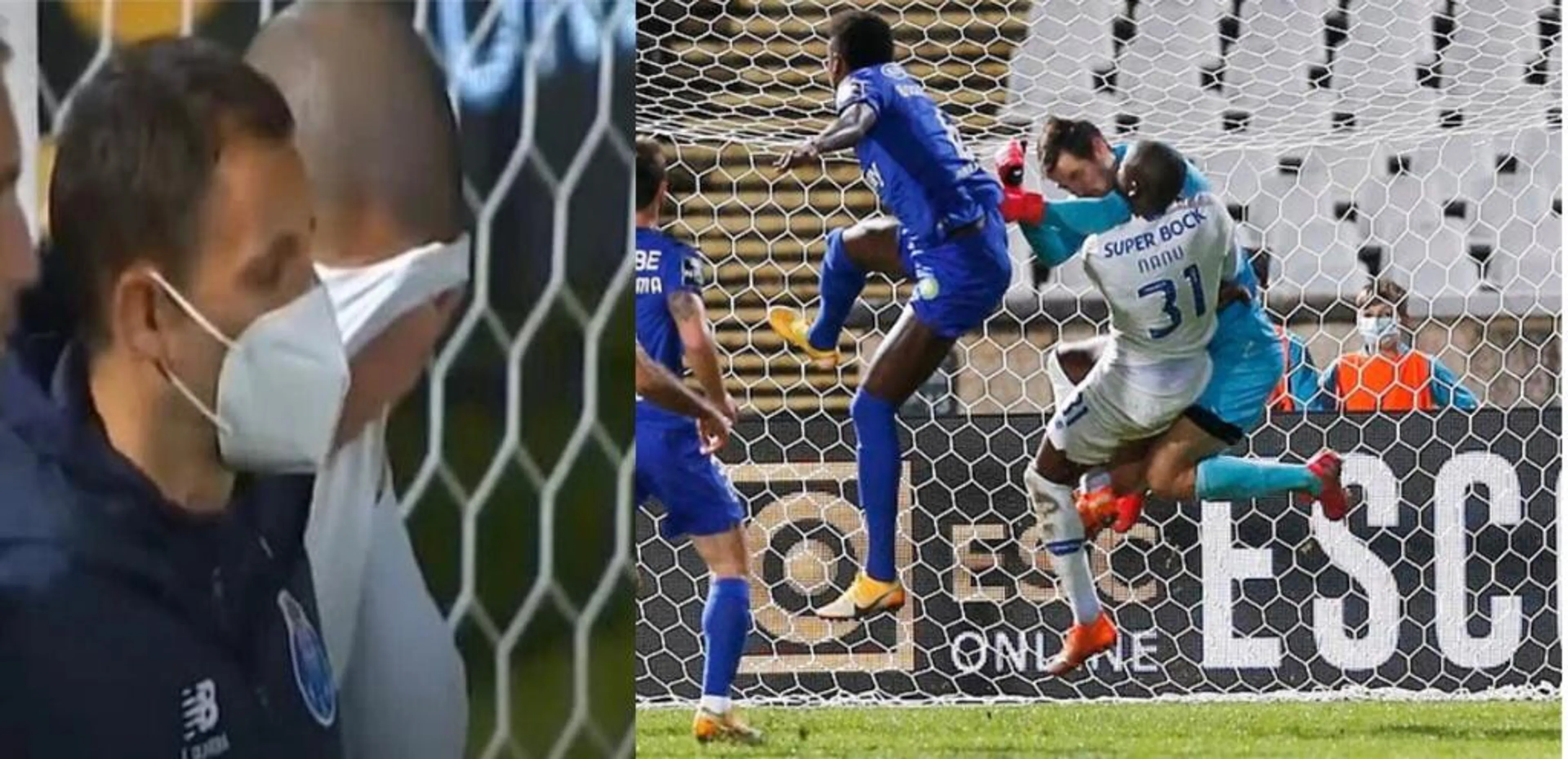 Copertina di Anche i duri piangono…Pepe in lacrime alla vista del compagno che perde i sensi (VIDEO)