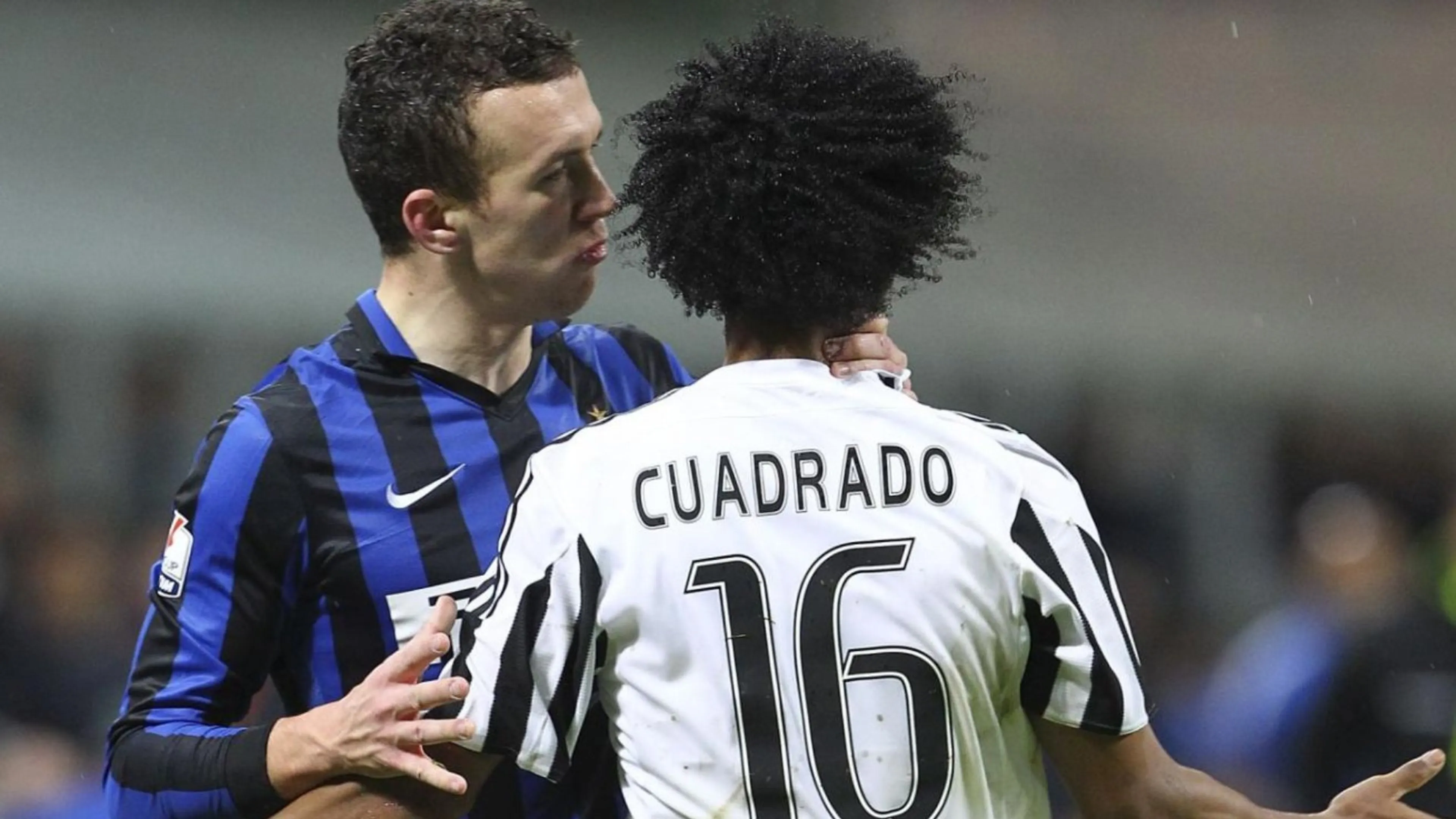 Copertina di Cuadrado all'Inter, la reazione di Perisic è tutta da ridere. Il meme diventa virale (FOTO)