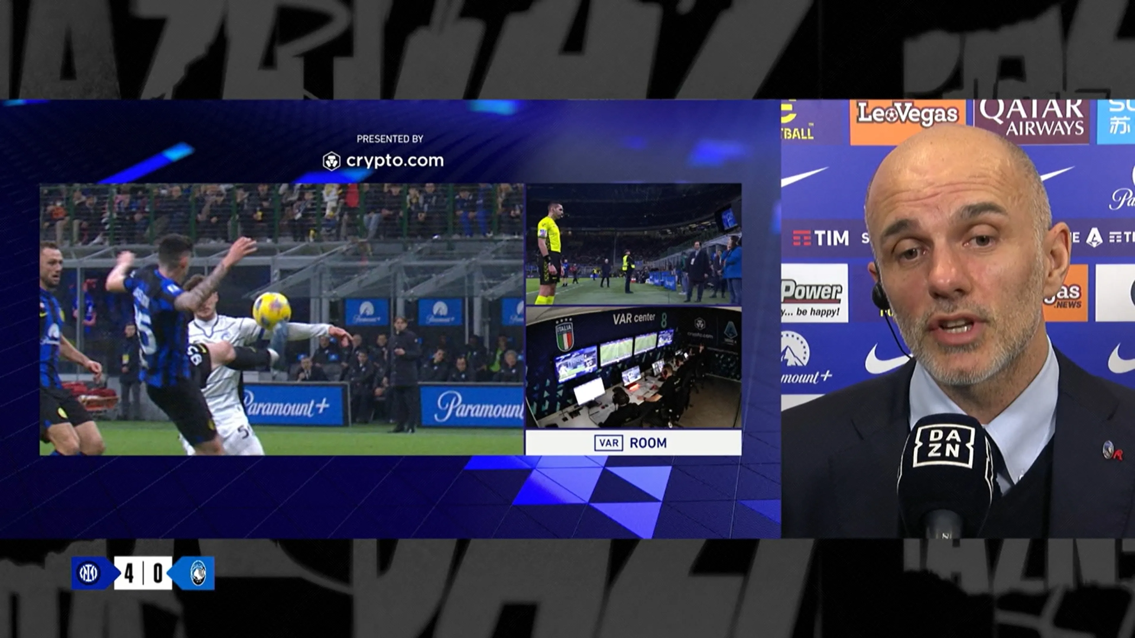 Percassi furioso con l'arbitro si scontra con Marelli su Dazn: "Non interpretate a vostro modo immagini chiare" (VIDEO)