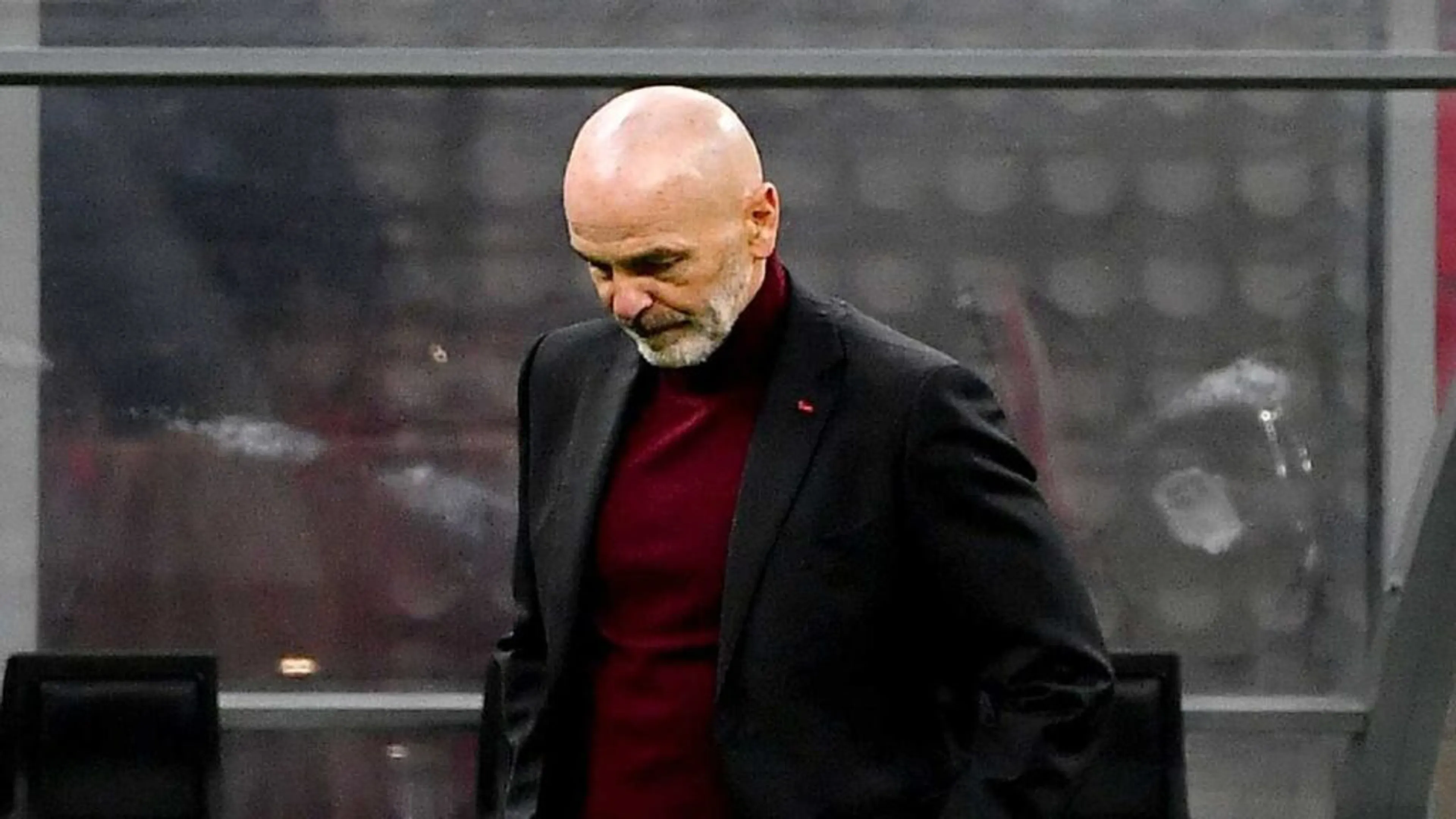 Milan-Inter, la faccia di Pioli è tutta un programma...
