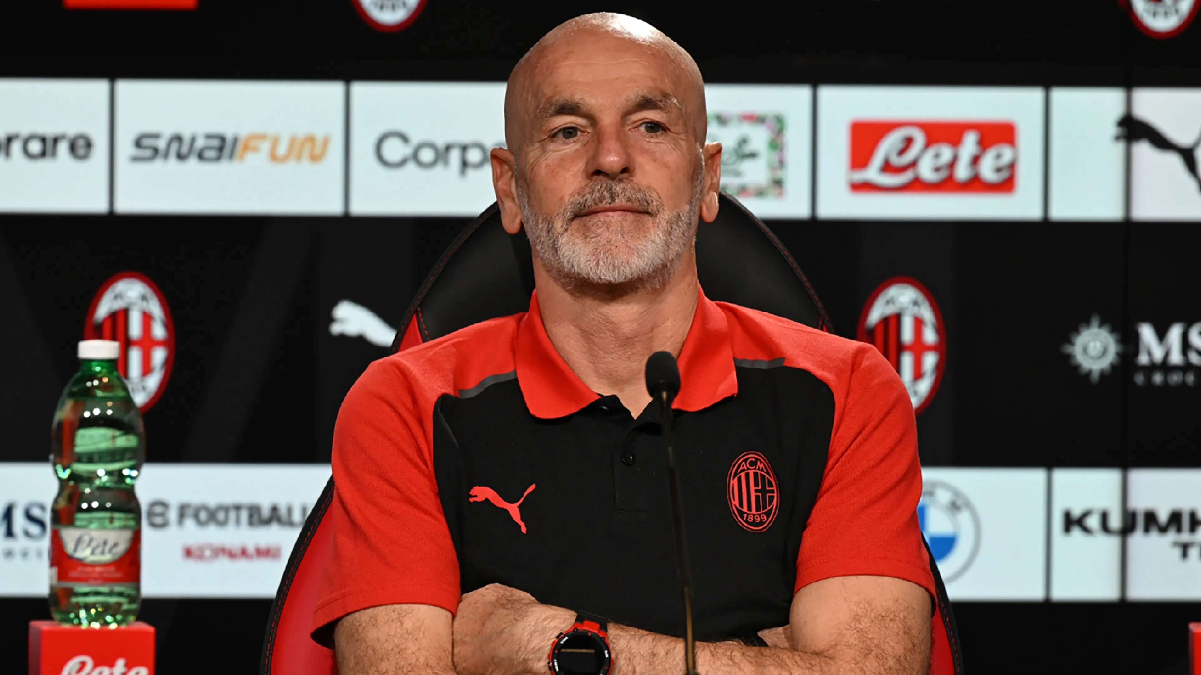 Copertina di Milan, Pioli stuzzica l'Inter in conferenza stampa con una frase sugli scudetti vinti
