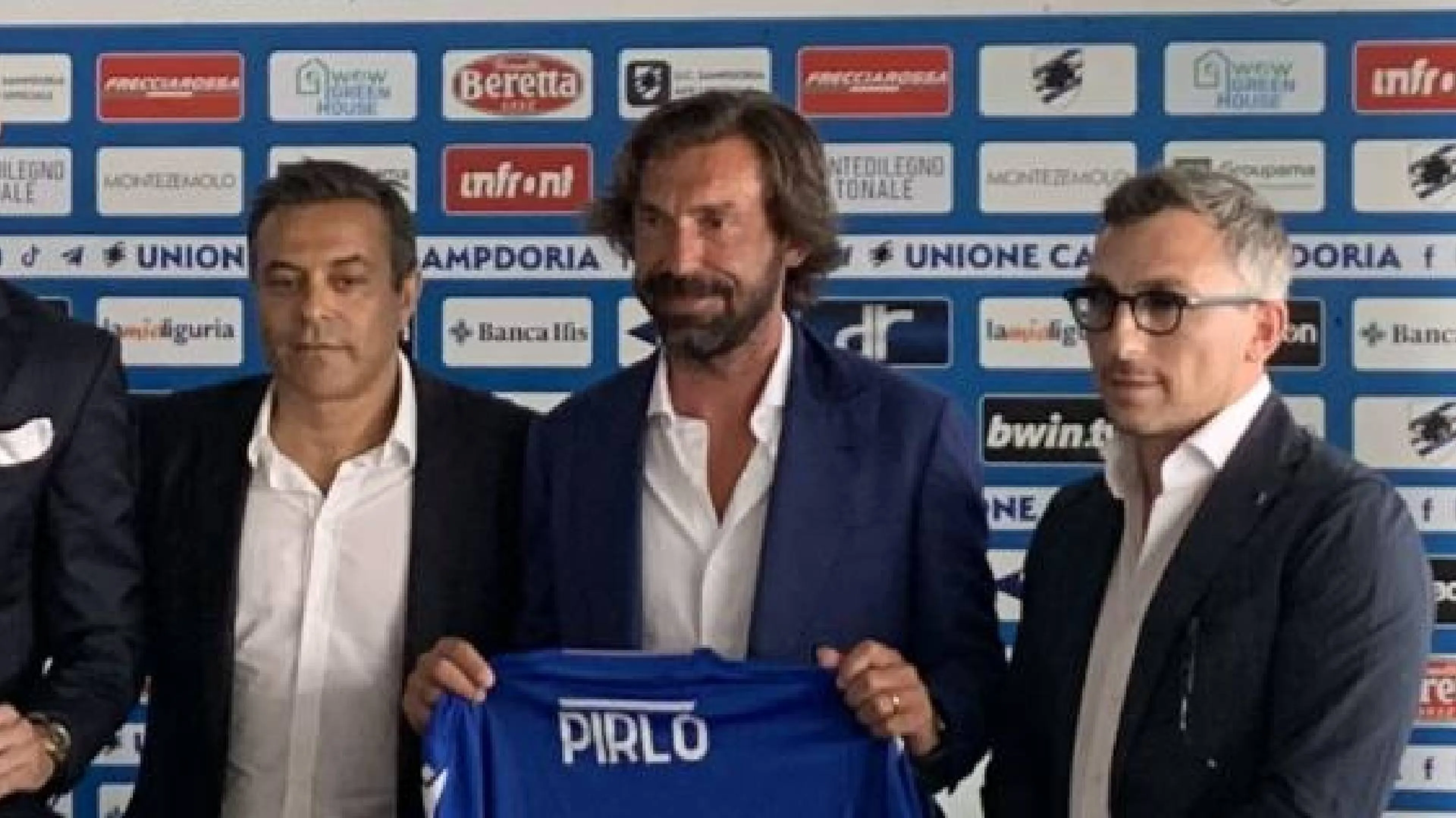 Pirlo, prime parole da tecnico della Samp: "Ora sono più esperto"