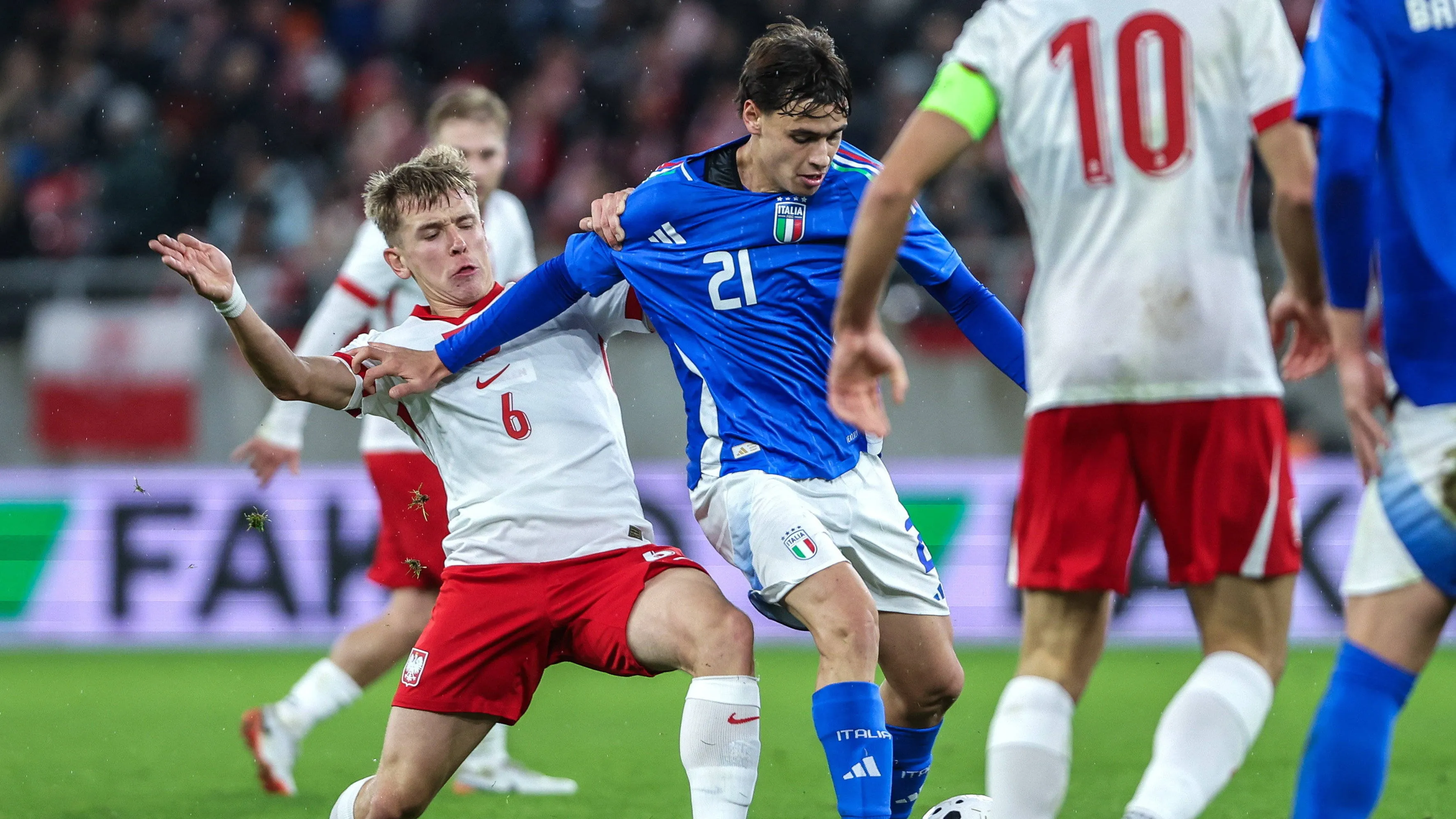 Pisilli in gol contro la Polonia