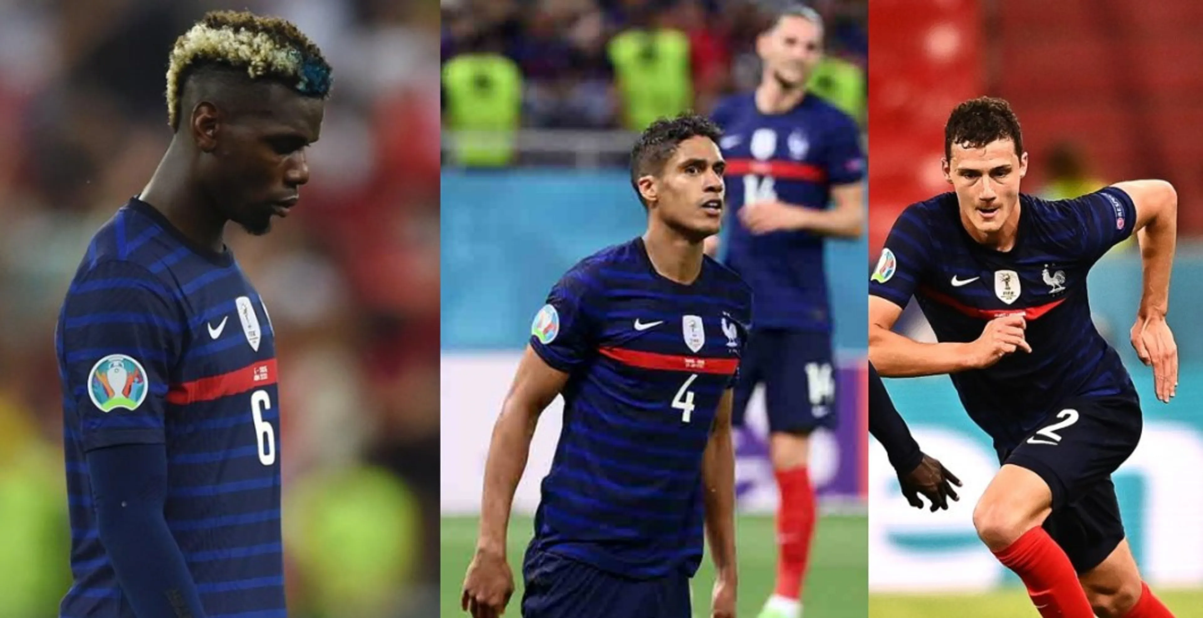 Copertina di Litigio tra Pogba Varane e Pavard durante ko con la Svizzera