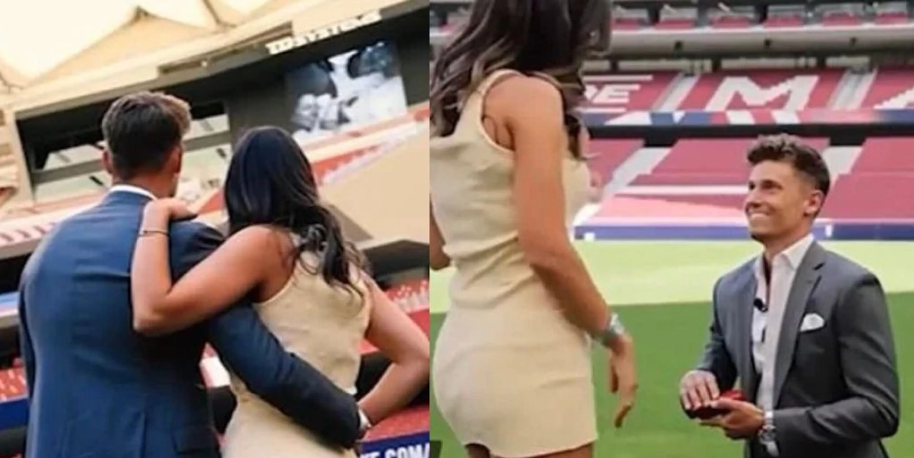 Copertina di La suggestiva proposta di matrimonio di Llorente al Wanda Metropolitano (VIDEO)
