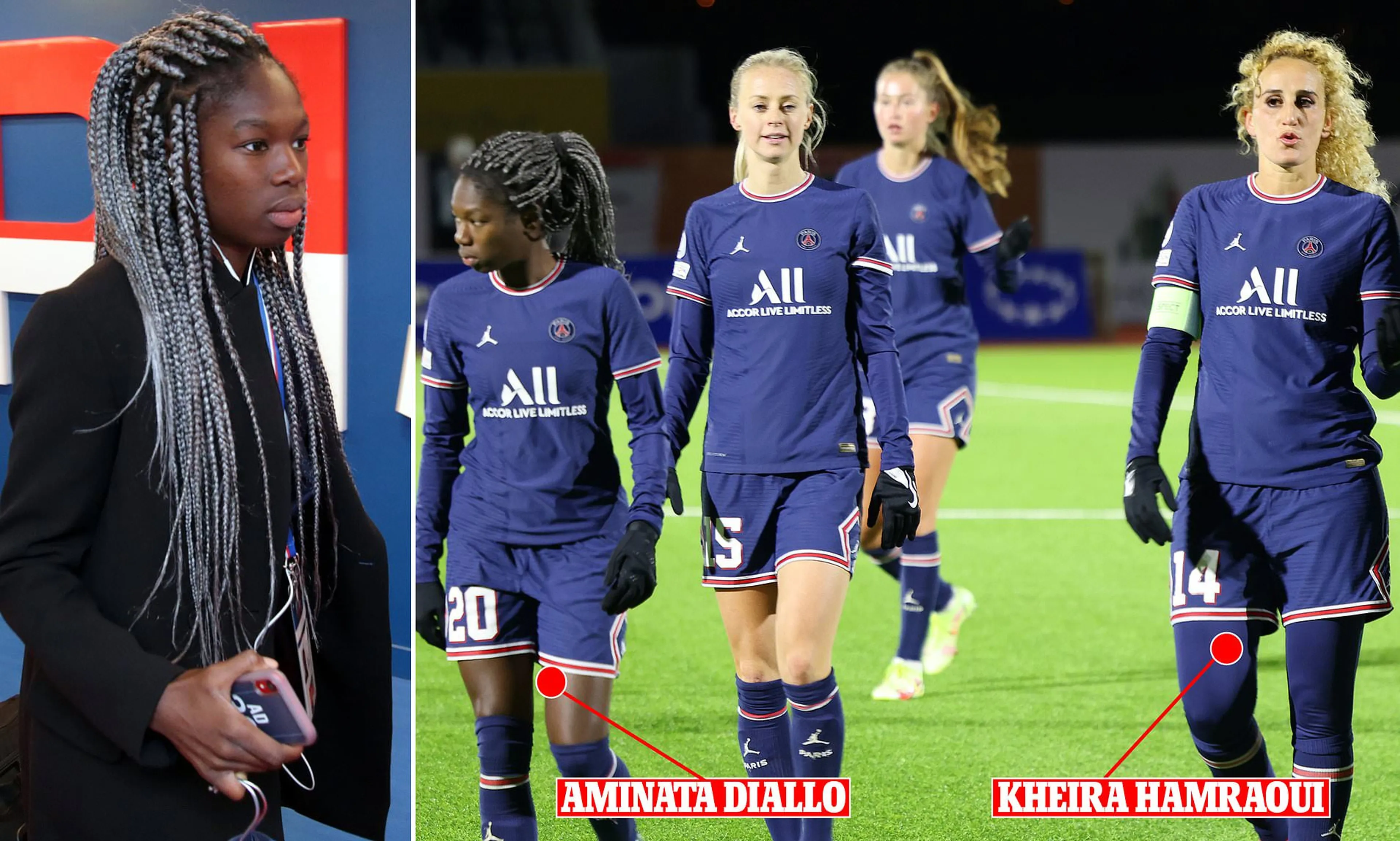 Copertina di Follia PSG, arrestata Diallo: ha fatto aggredire la compagna Hamraoui per rubarle il posto