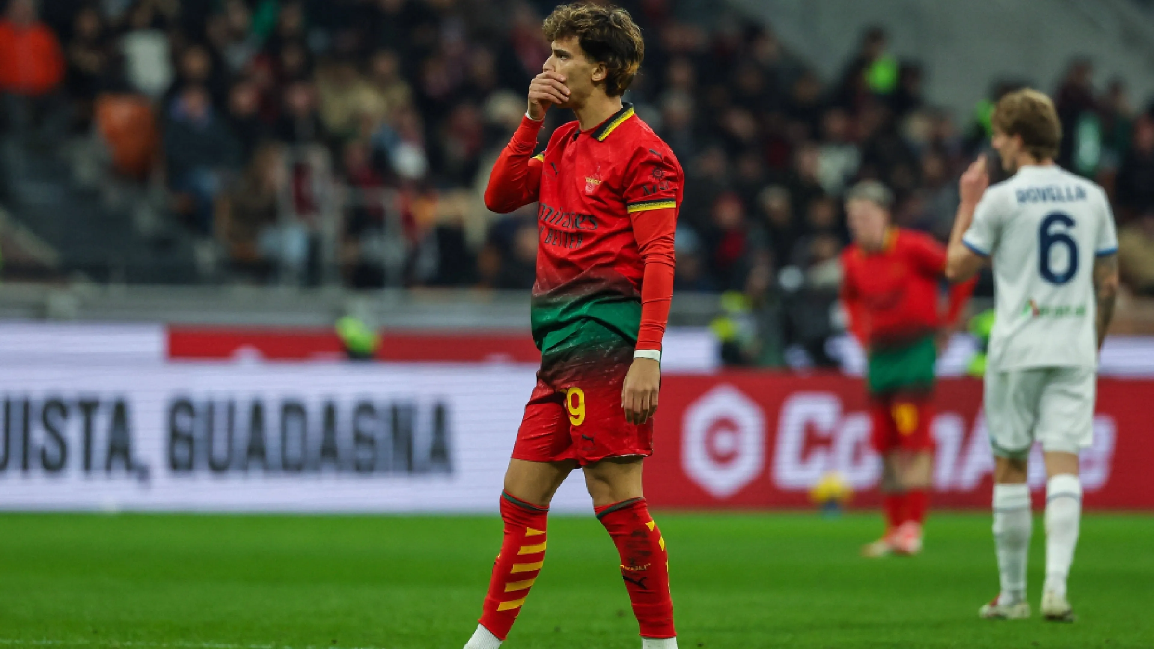 Copertina di Milan-Lazio, Pedro segna e Joao Felix non la prende bene: la sconsiderata reazione del portoghese (VIDEO)