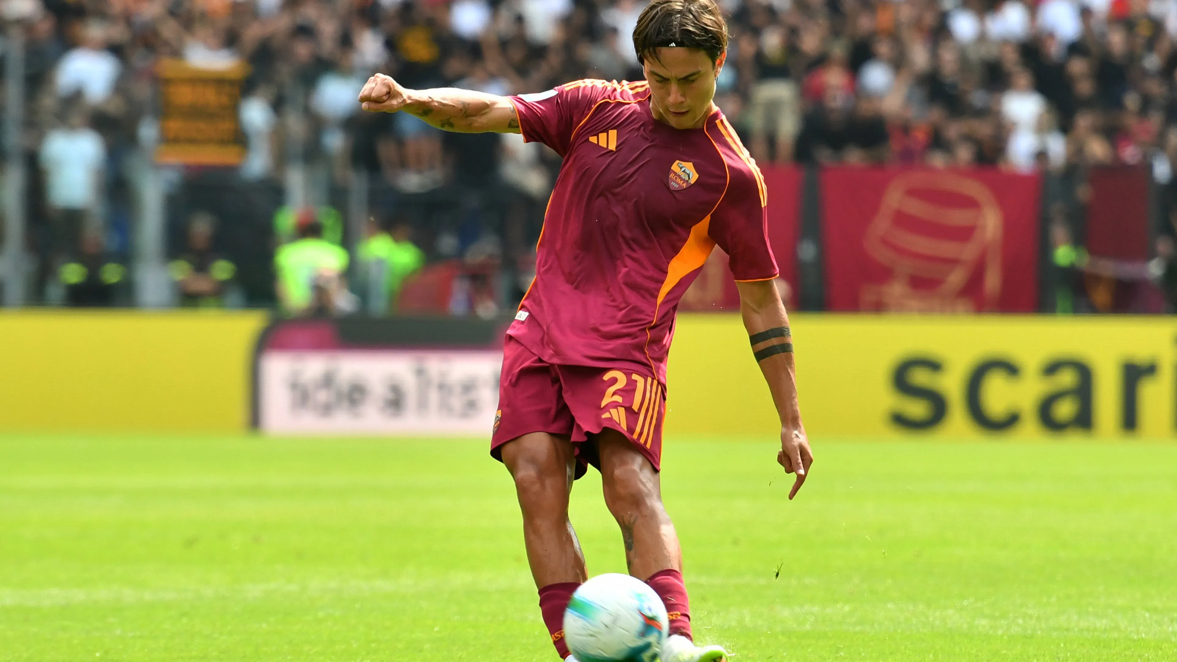 Roma, infortunio Dybala: è a rischio per il derby contro la Lazio?