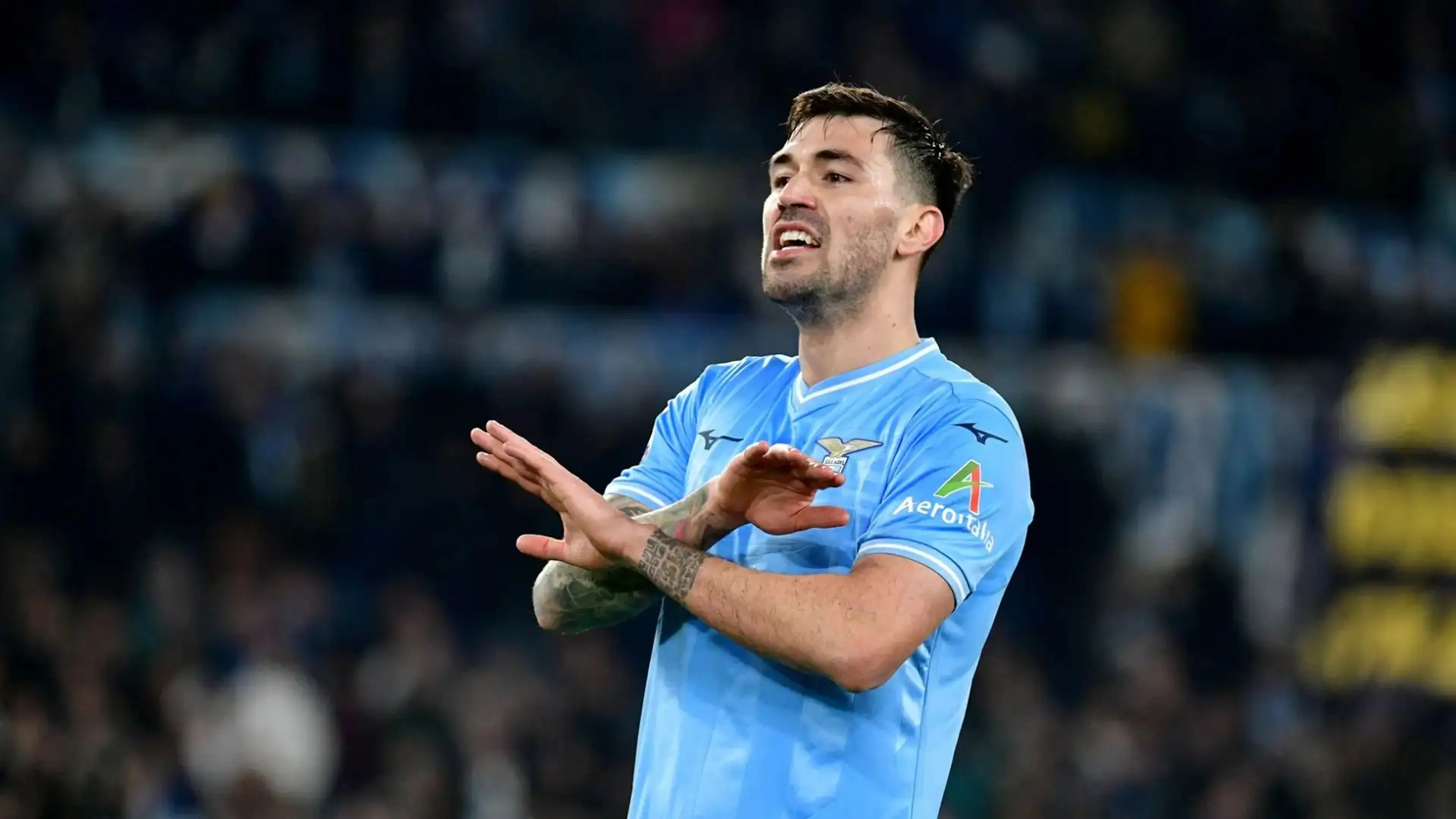 Copertina di Lazio-Milan, la frase polemica di Romagnoli alla Curva Nord a fine partita