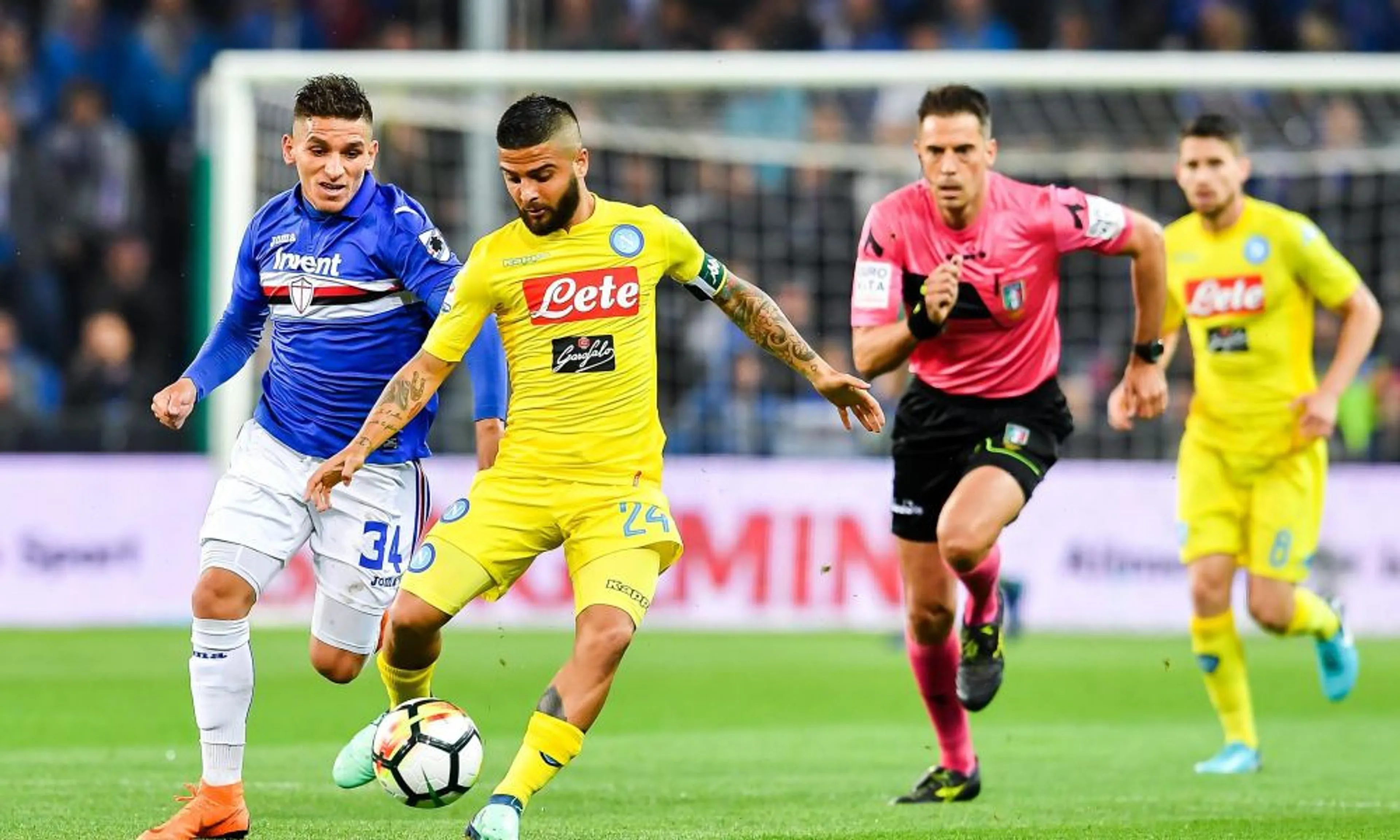 Copertina di Samp, frecciata al Napoli : “A festeggiare lo scudetto è la Juve”