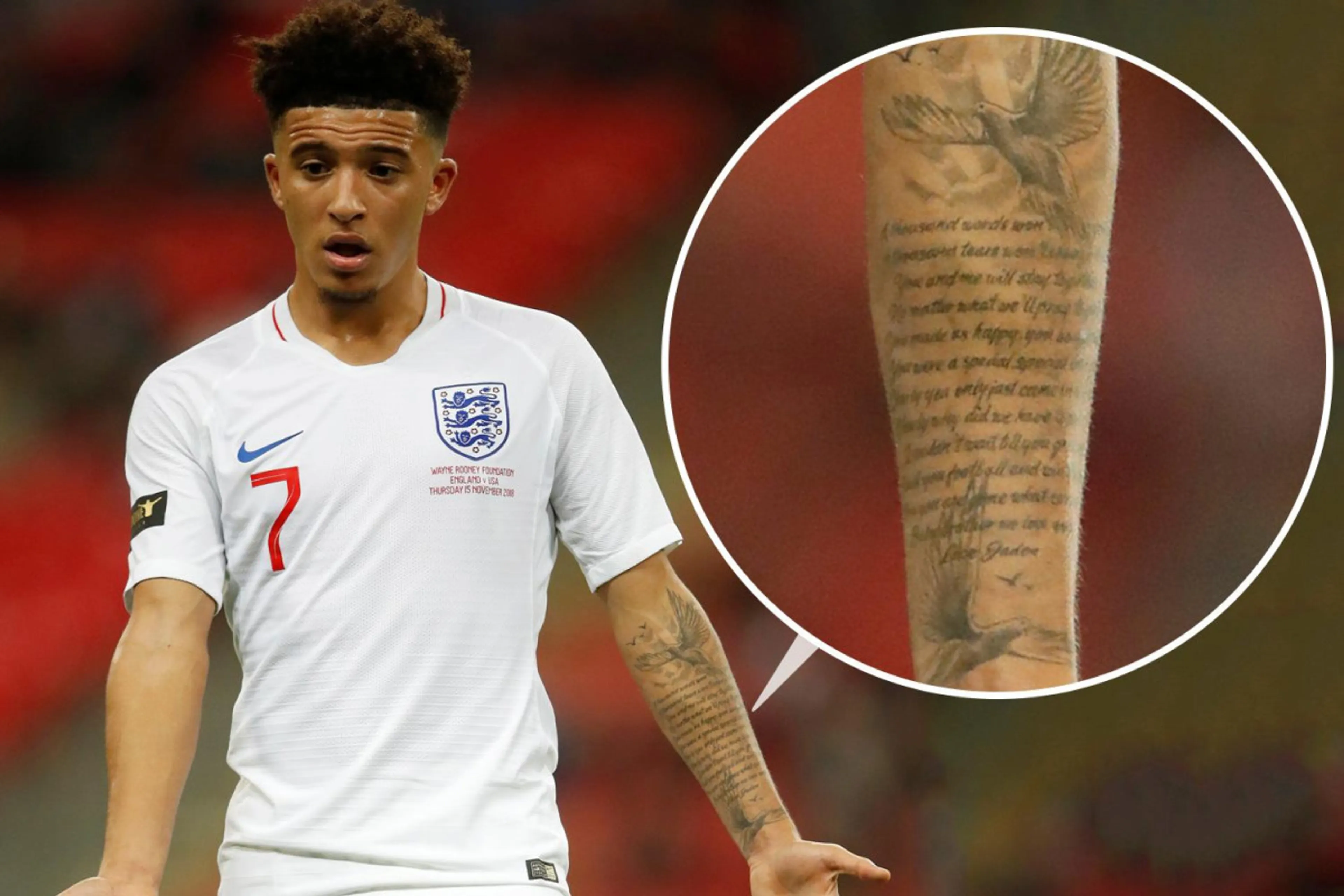 Copertina di Sancho e il commovente significato del primo tatuaggio, è un omaggio a fratellino morto