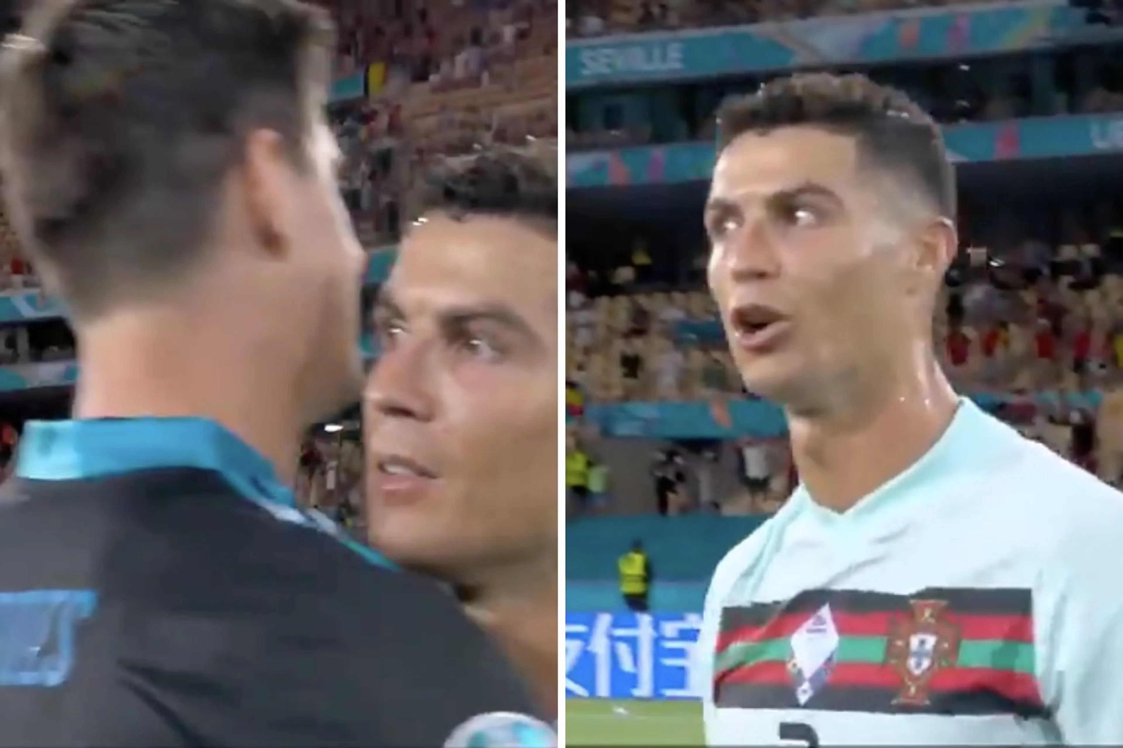 Copertina di Siparietto Ronaldo-Courtois a fine match: “Siete stati fortunati”