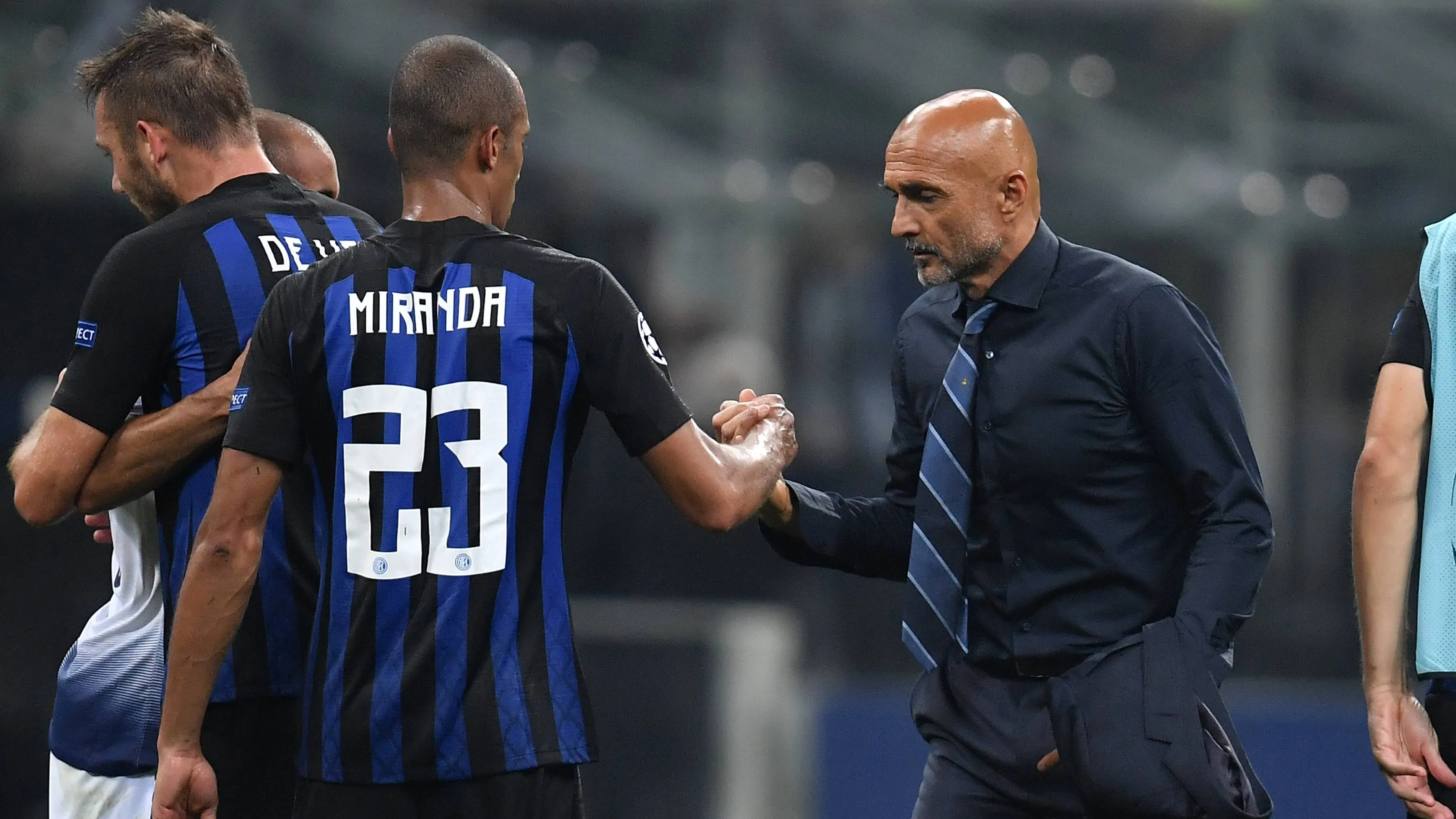 spalletti e miranda all'inter