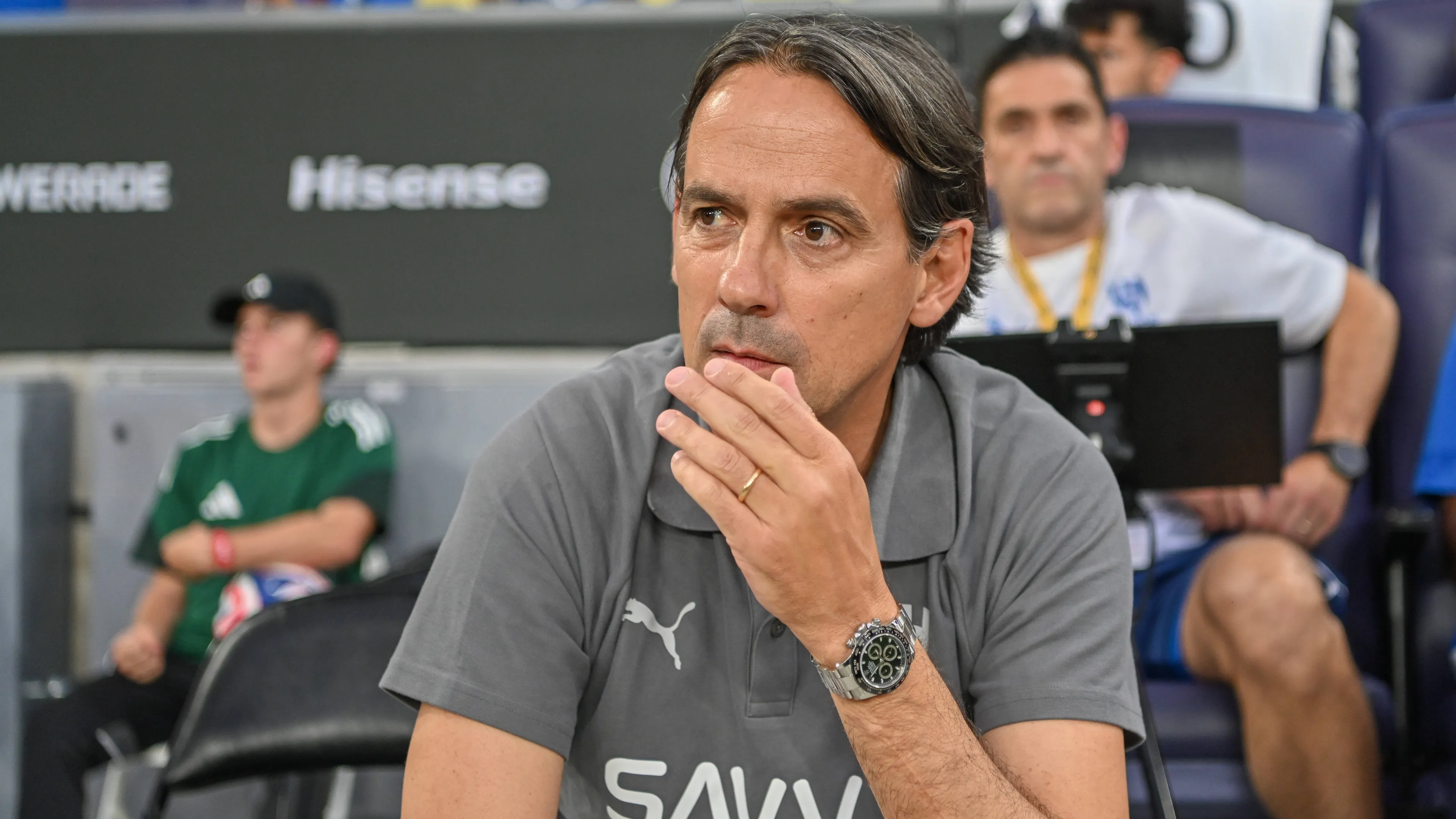 Simone Inzaghi sulla panchina dell'Al-Hilal