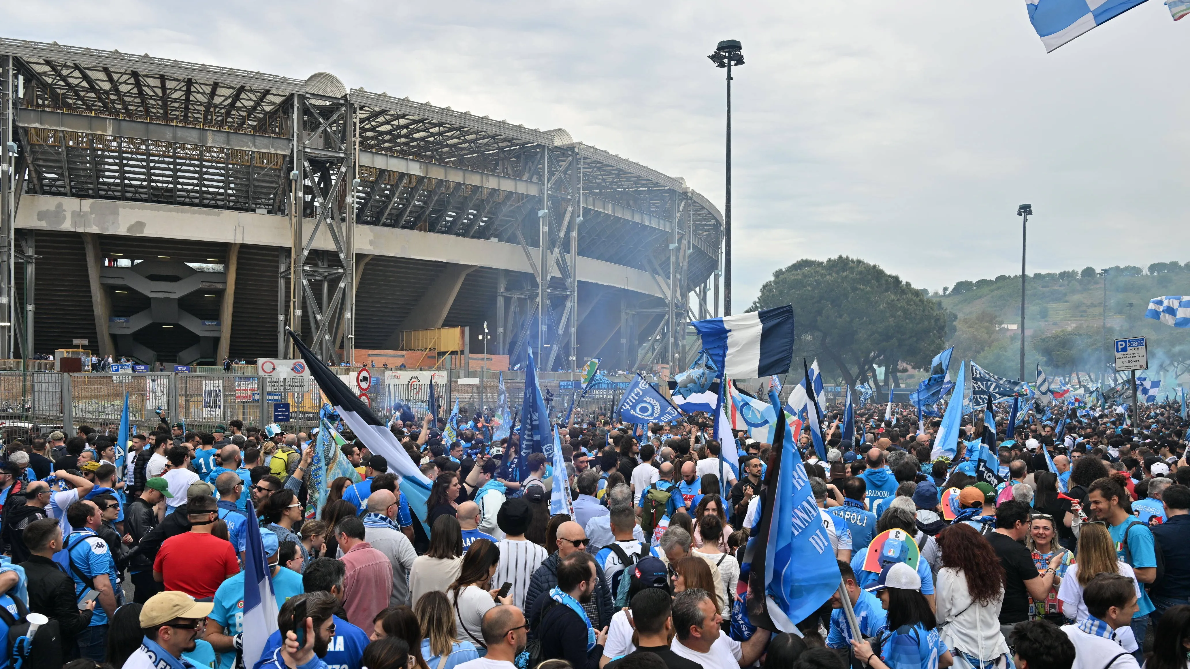 Lo stadio del Napoli Diego Armando Maradona