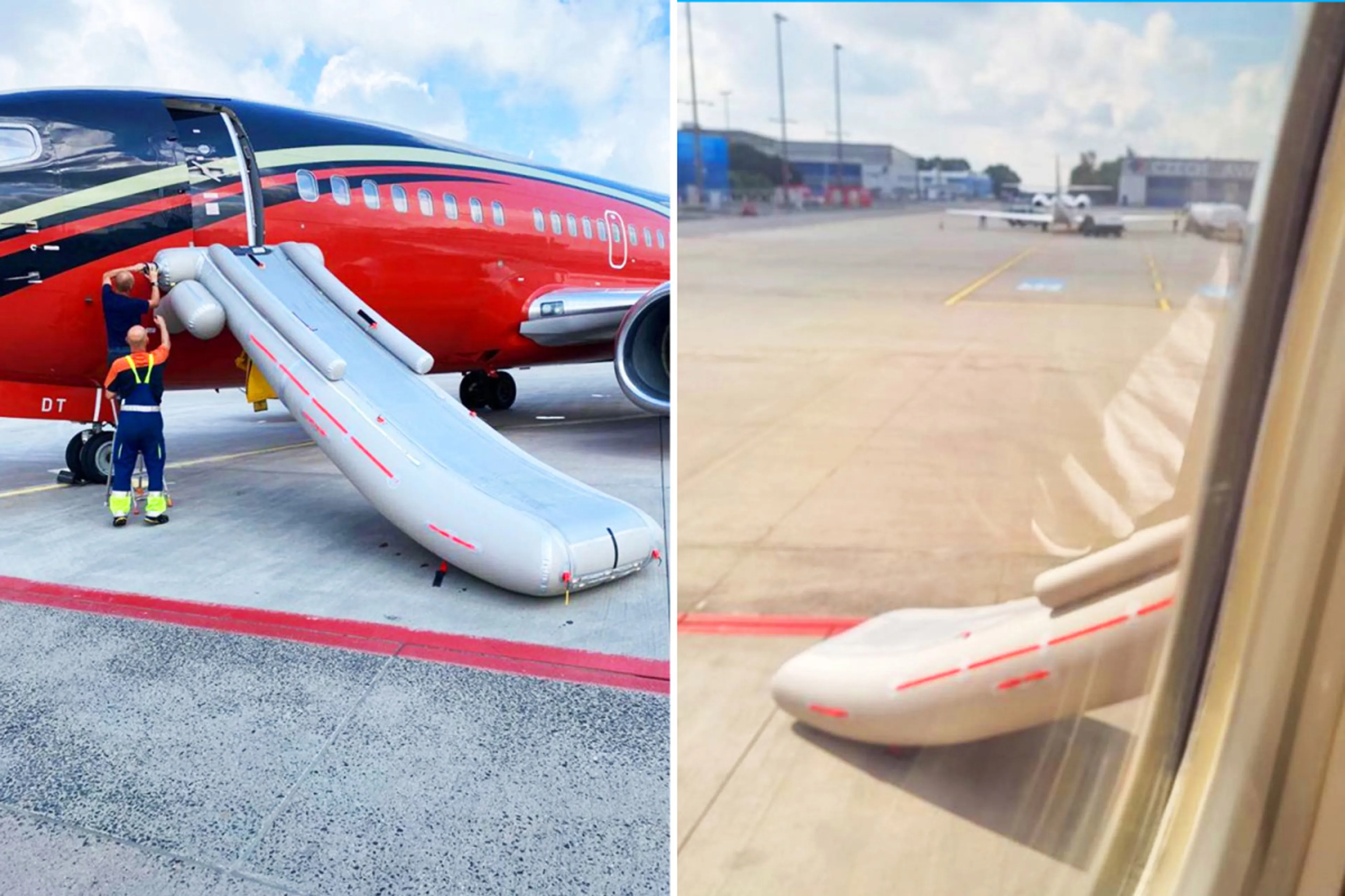 Copertina di Stop a volo Repubblica Ceca, colpa dello scivolo di evacuazione