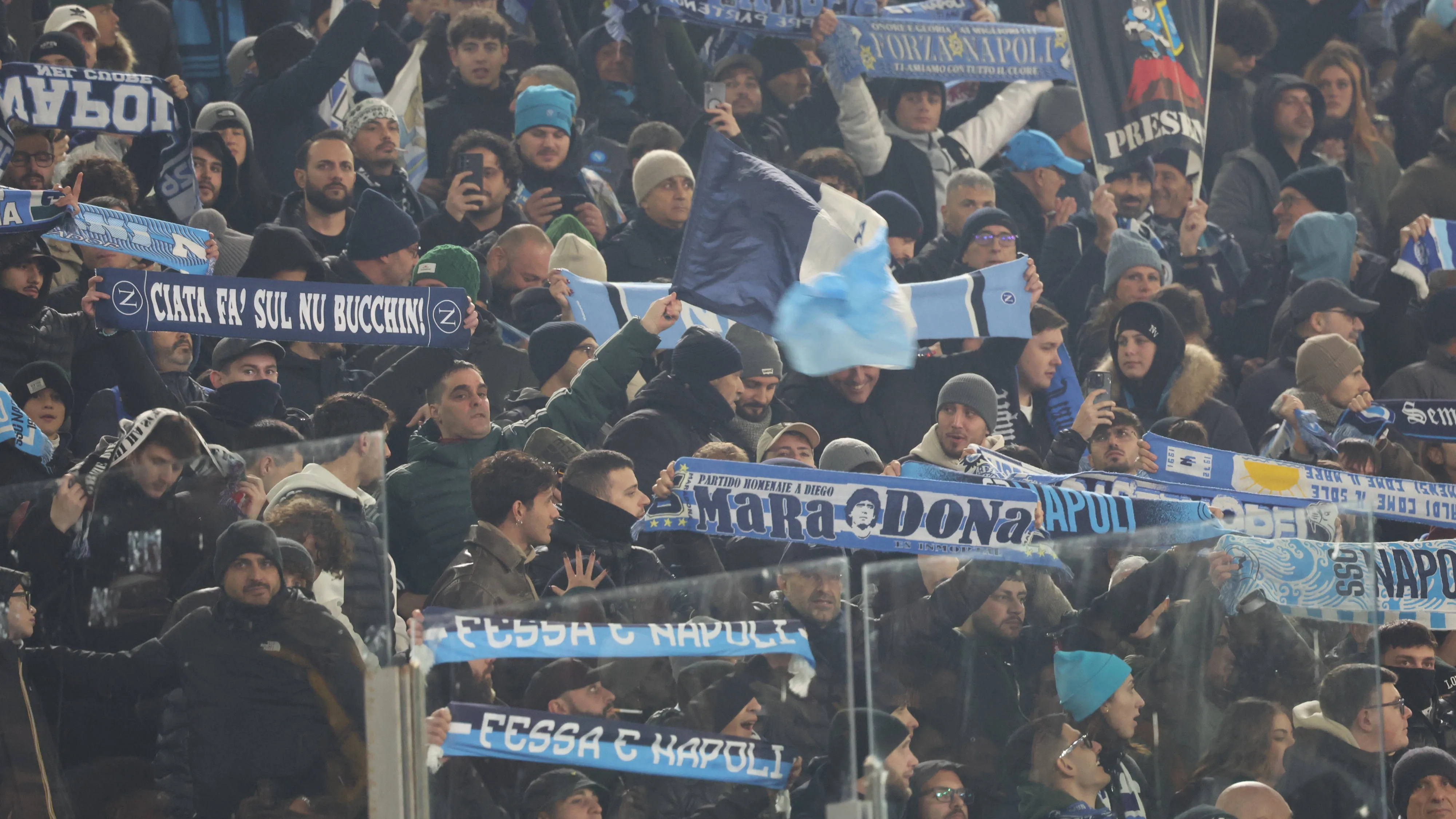 I caldi tifosi del Napoli