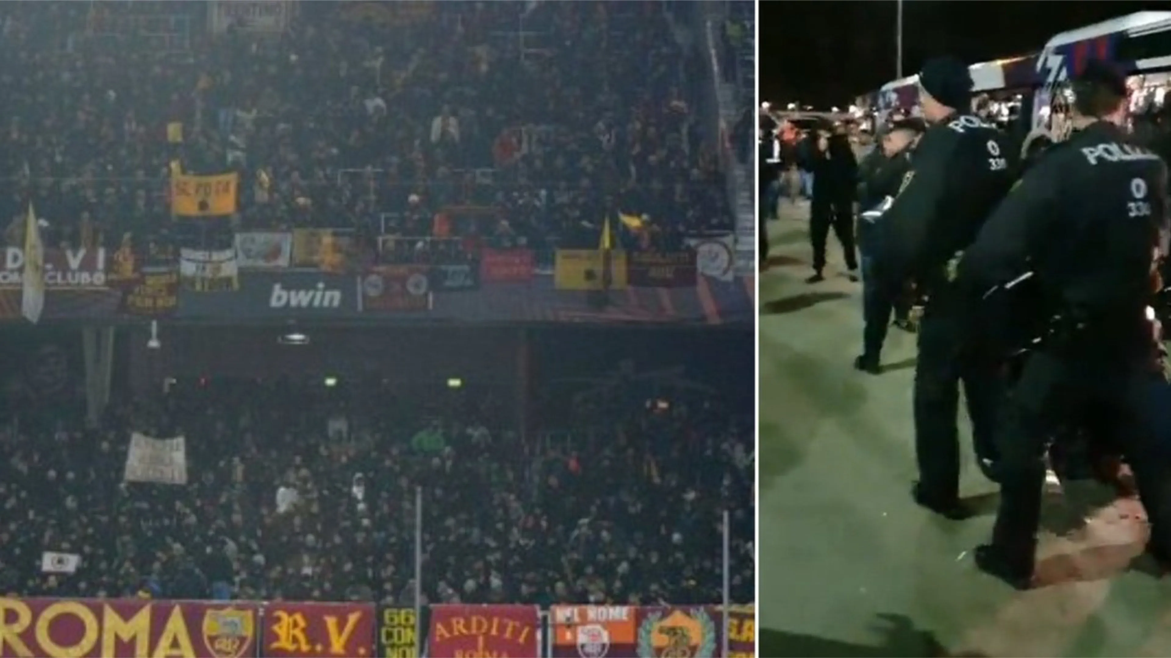 Copertina di Tifosi della Roma vengono caricati dalla polizia austriaca, tra di loro anche disabili e minorenni (VIDEO)