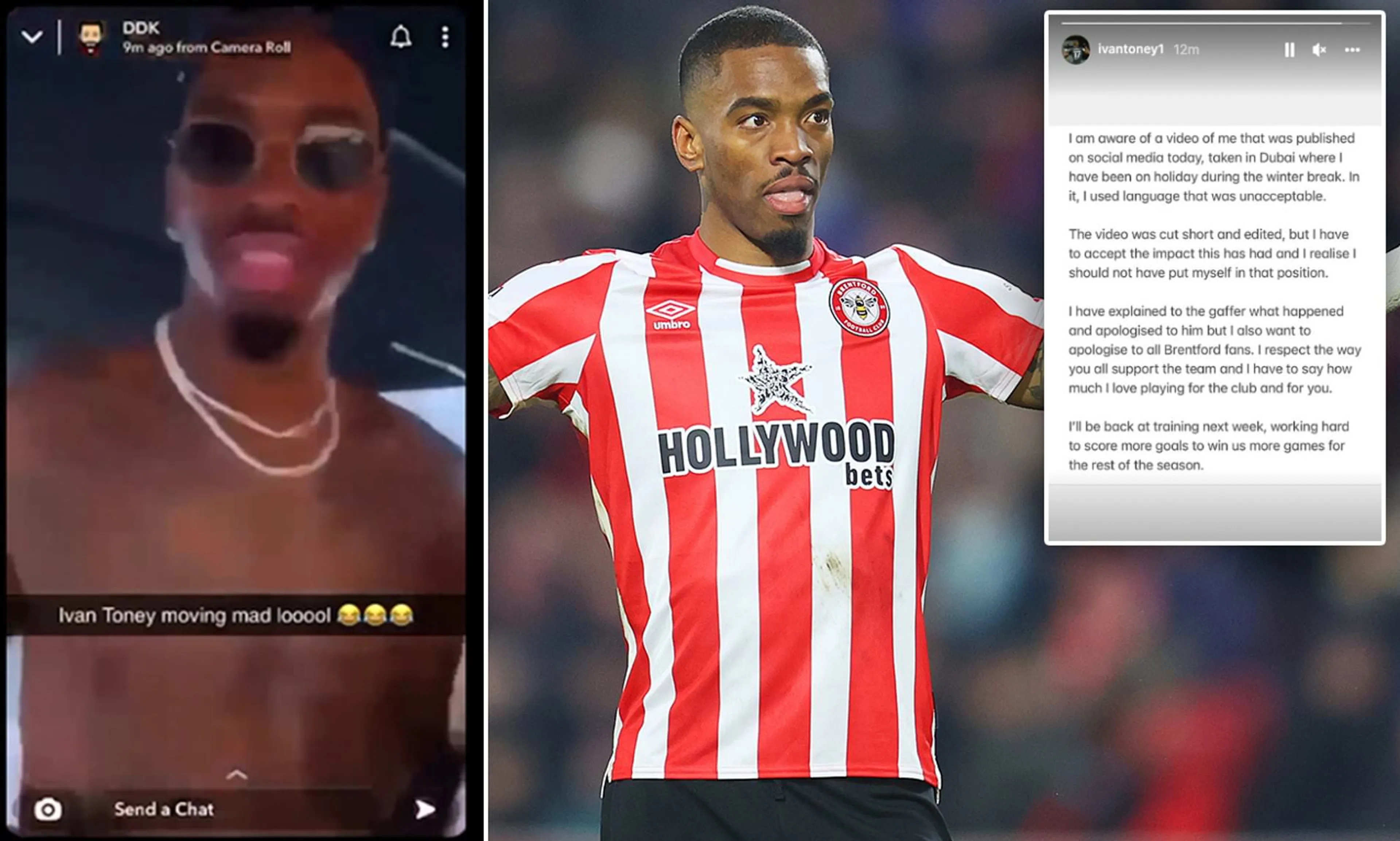 Copertina di Toney insulta la sua squadra in un video e poi si scusa sui social: il Brentford indaga