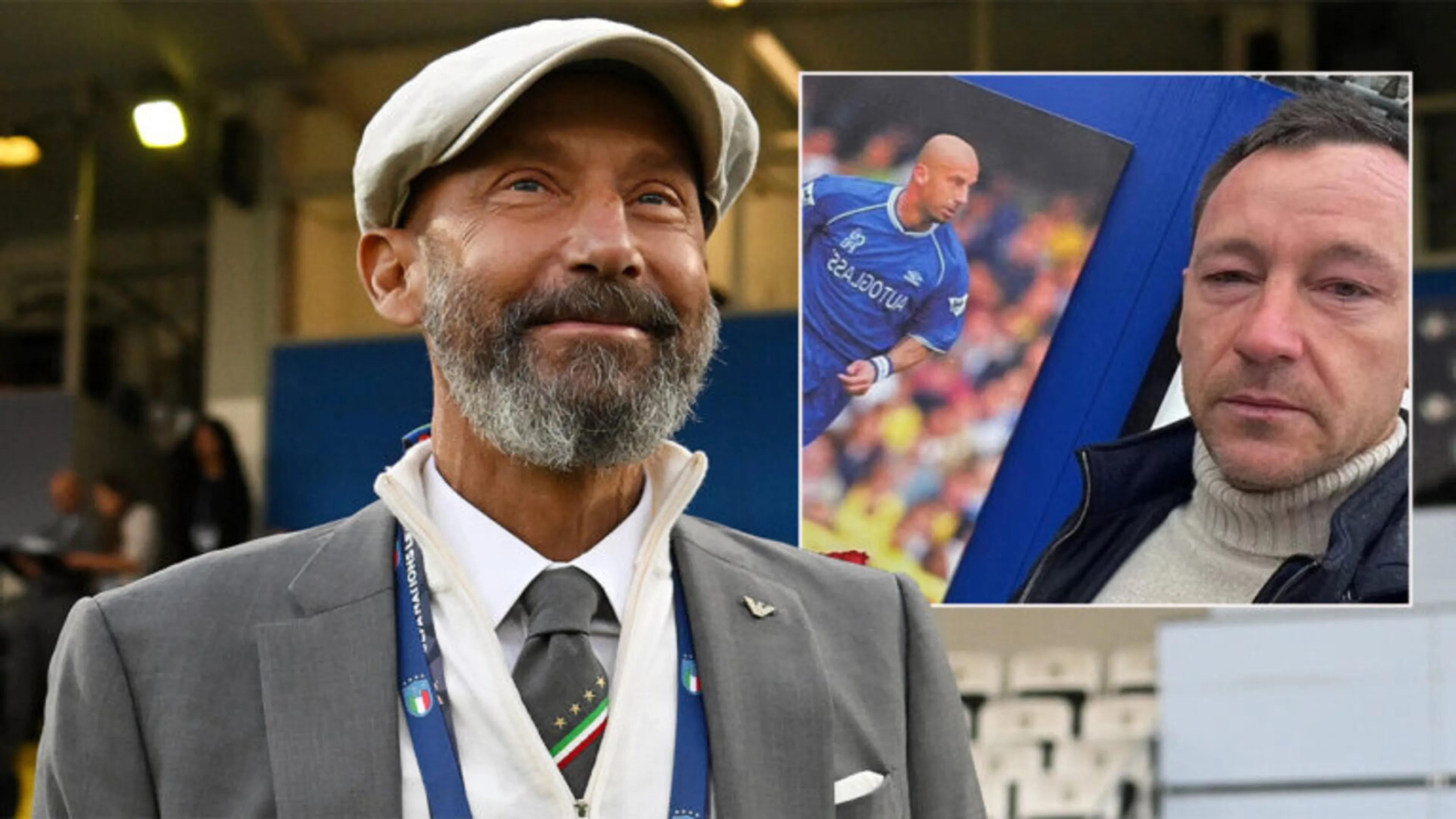 Vialli, John Terry in lacrime a Stamford Bridge: “Ti sarò sempre grato”