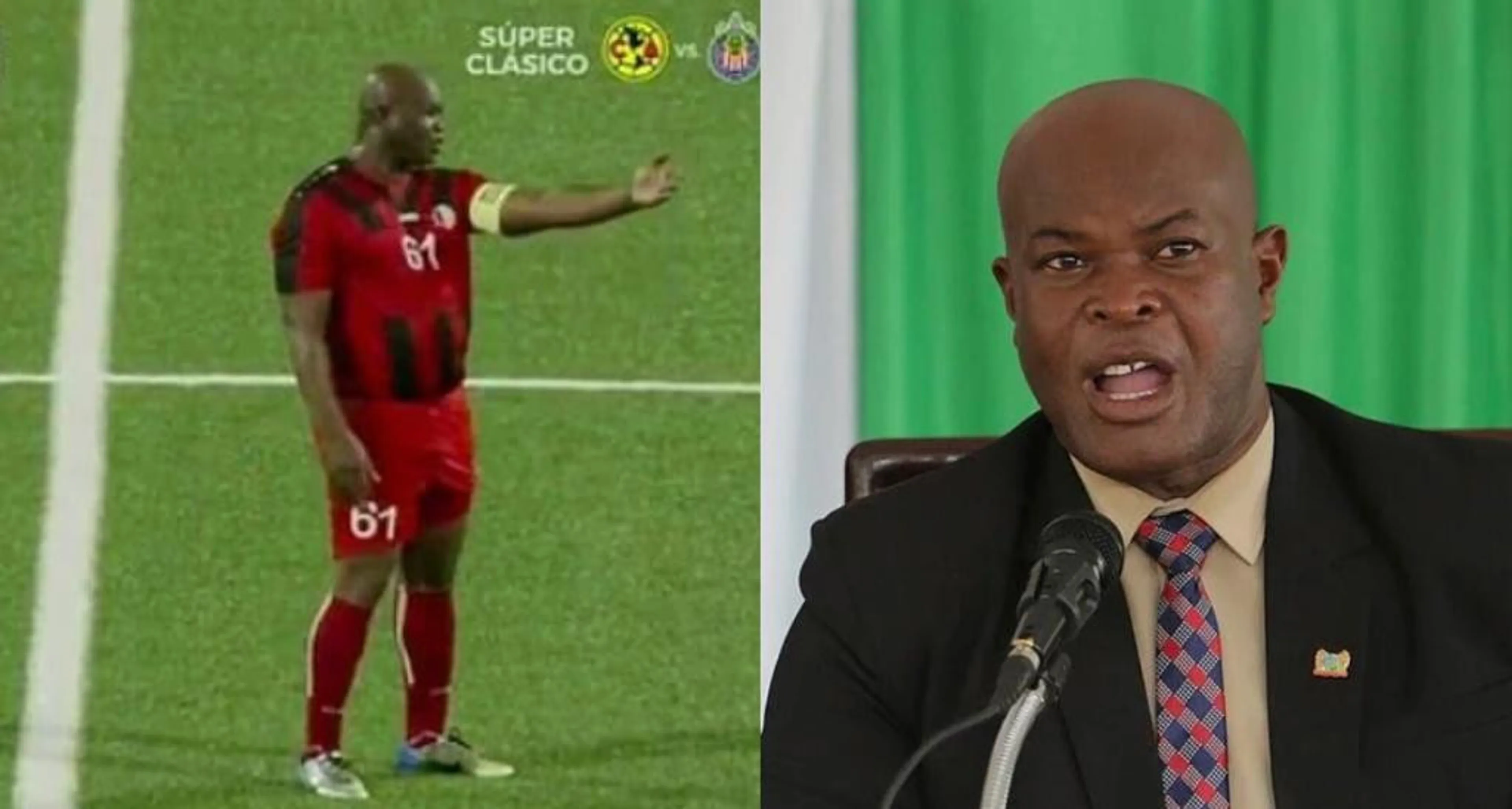 Copertina di Il vicepresidente del Suriname in campo per il suo club in Coppa. Un piccolo particolare: ha 60 anni