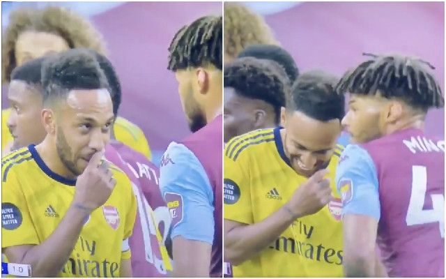 video-aubameyang-laughing-as-arsenal-concede-to-villa