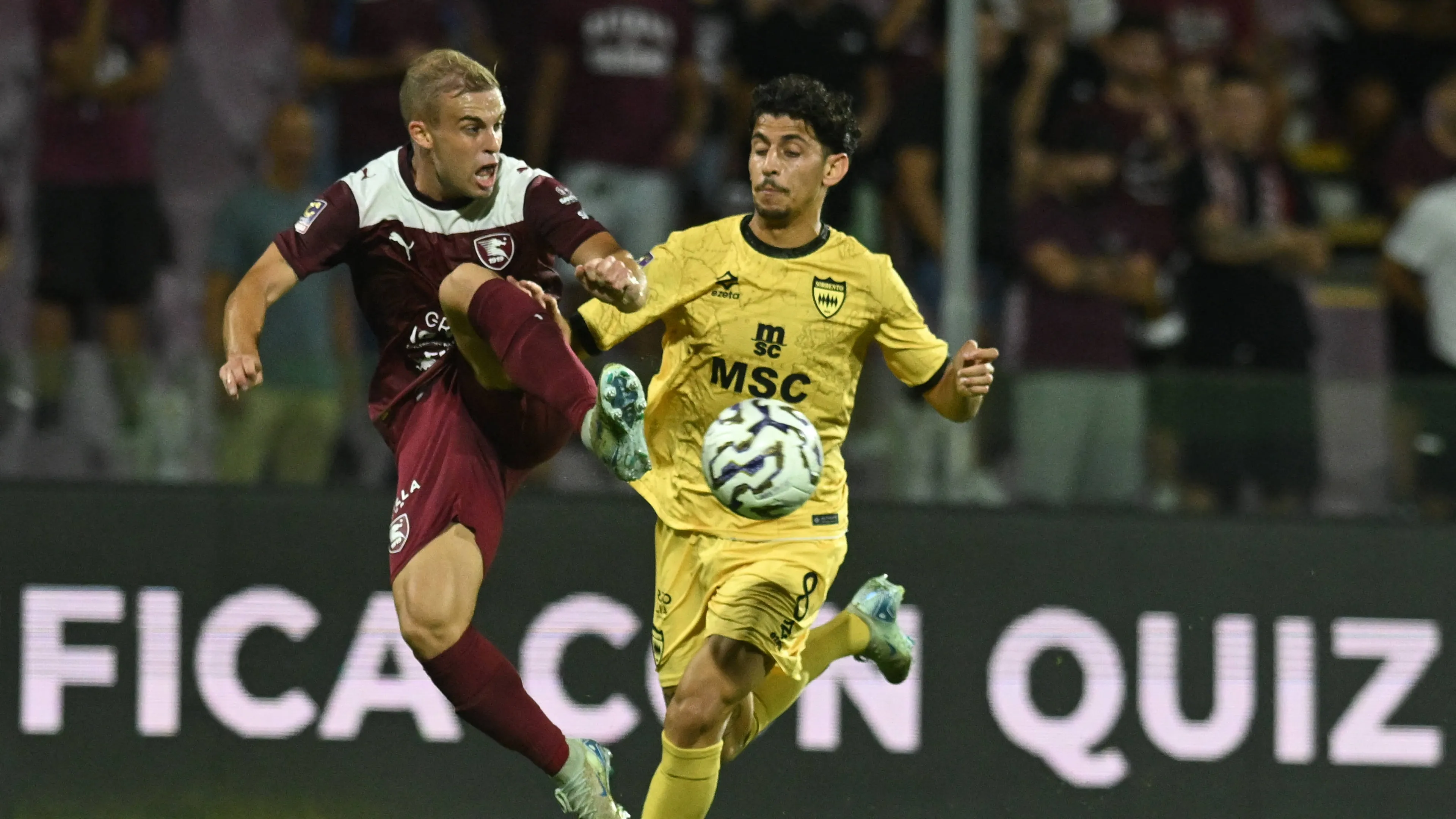 Paura a Salerno, grave infortunio alla testa per Villa