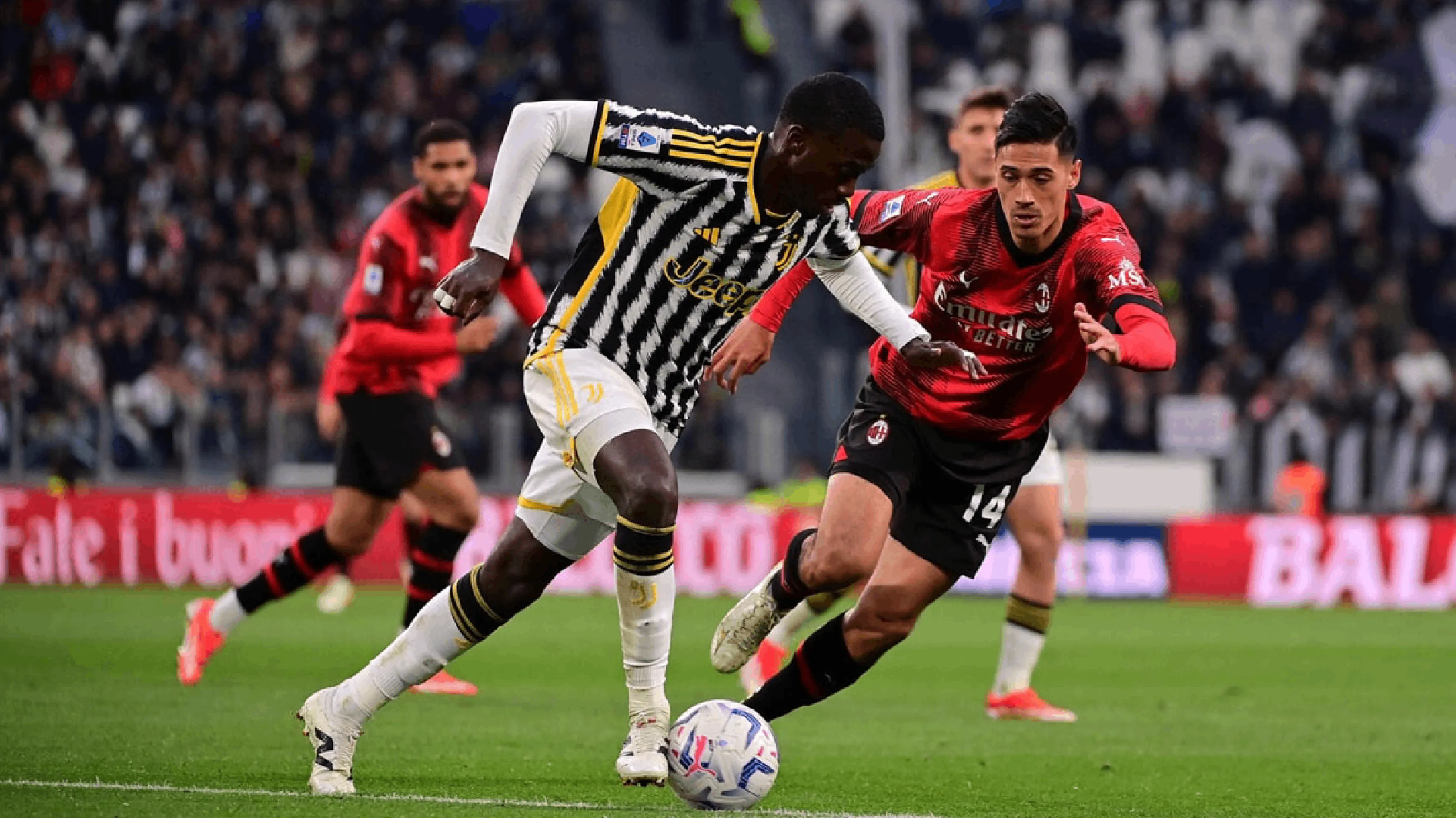 Milan-Juventus: la cronaca live del match di San Siro