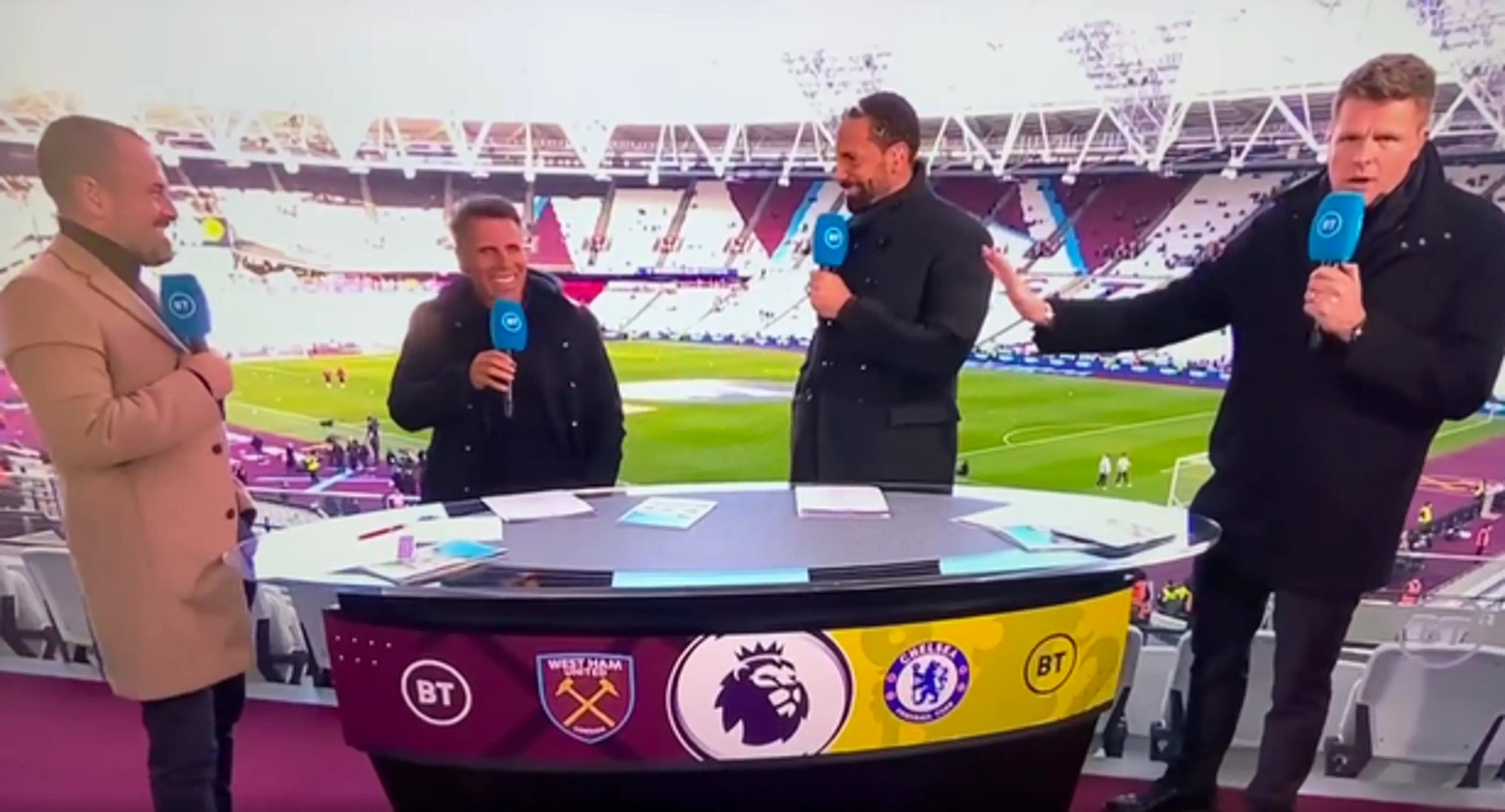 Copertina di Inghilterra, conduttore di BT Sport costretto a scusarsi per una frase di Zola in diretta TV